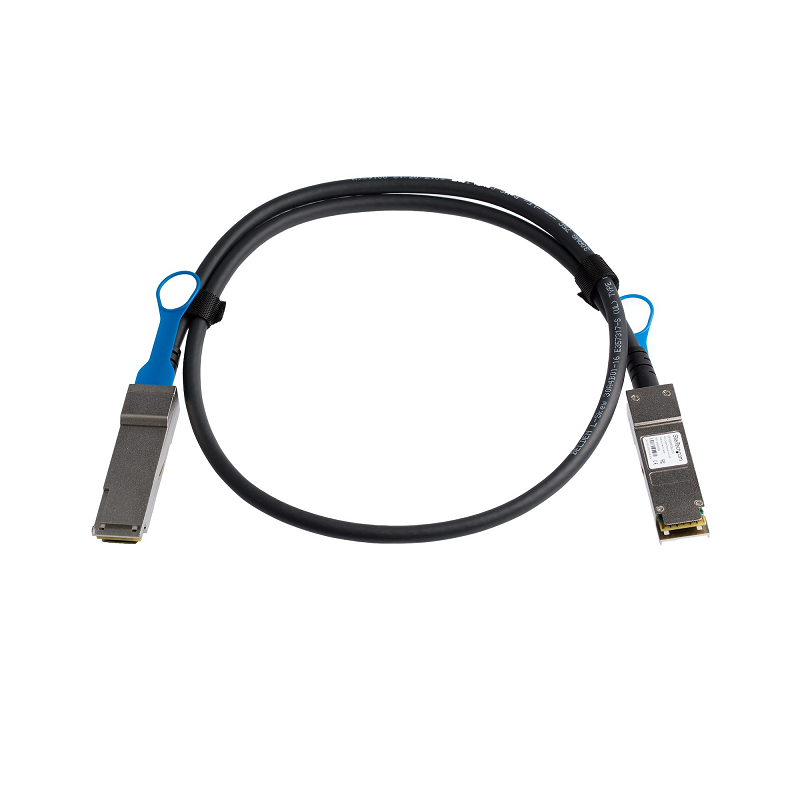 StarTech QFXQSFPDAC1M 40GbE QSFP+ Copper DAC 40 Gbps Low Power Passive Transceiver